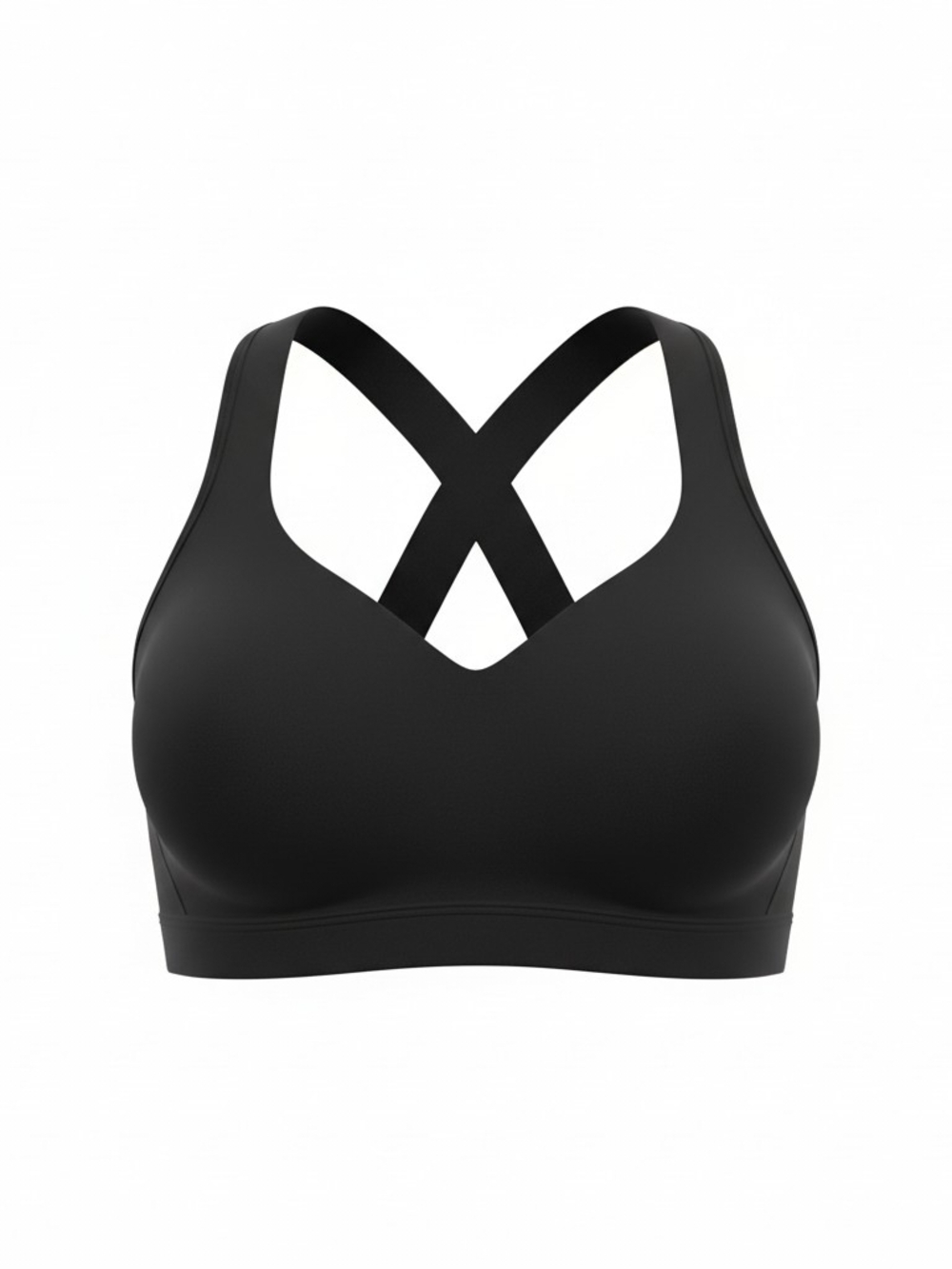 lululemon athletica Black Crisscross Support Sports Bra